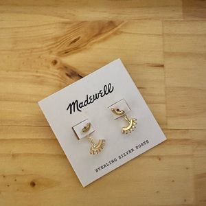 NWT Madewell Front-Back Succulent Earrings